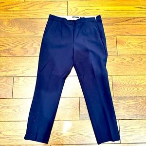Navy blue cropped J. Crew pants